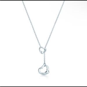 Tiffany & Co Double Open Heart Necklace